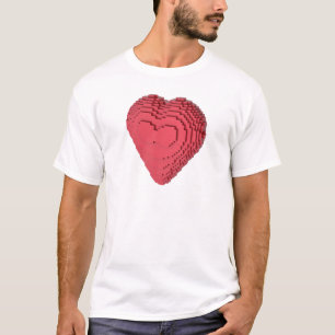 Voxel Herz T-Shirt