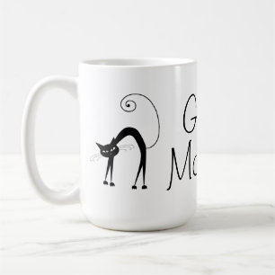 Voxkitty schwarze Katze - guter Morgen Tasse