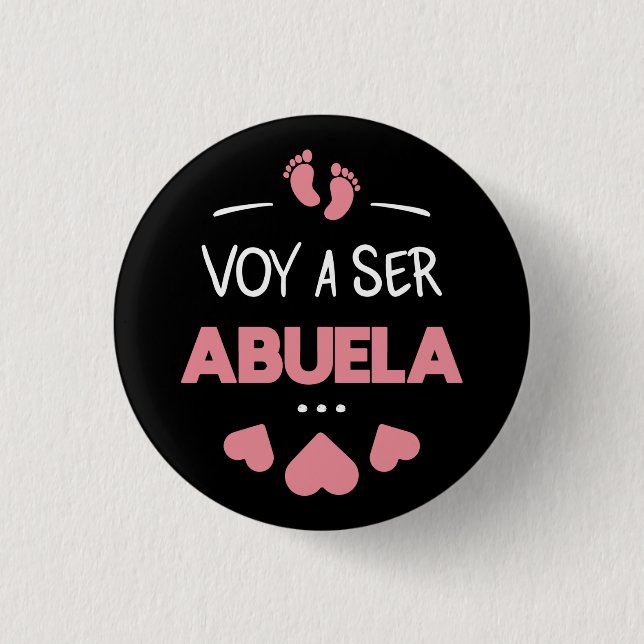 Voy a ser abuela button (Vorderseite)