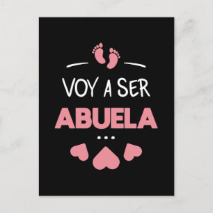 Voy a ser abuela postkarte