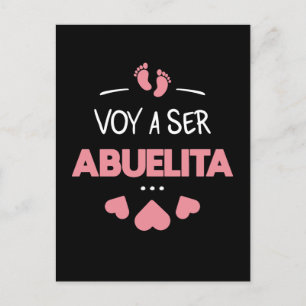 Voy a ser abuelita postkarte