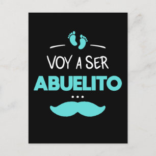 Voy a ser abuelito postkarte