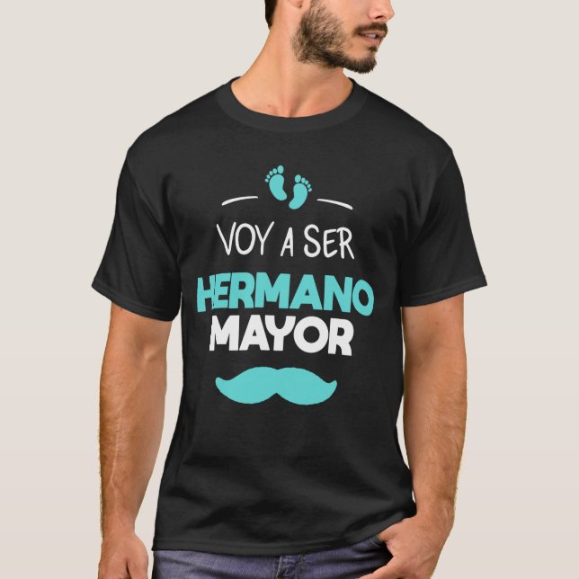 Voy a ser hermano Bürgermeister T - Shirt (Vorderseite)