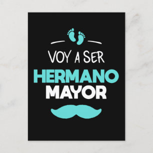 Voy a ser hermano Mayor Postkarte