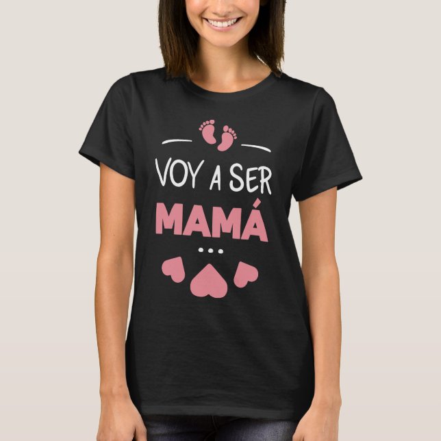 Voy a ser mama T-Shirt (Vorderseite)