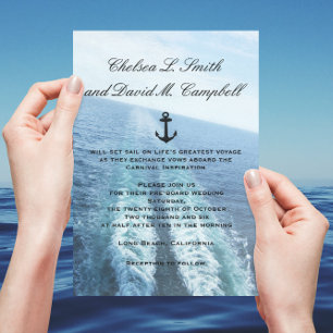 ©Voyage of Liebe Cruise Ship/Hochzeit in Urlaubsor Einladung