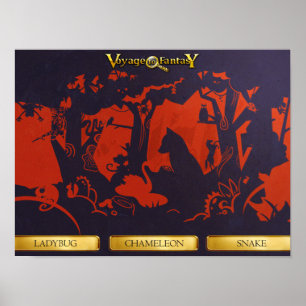 Voyage to Fantasy - Shadow Theatre, Forest Poster