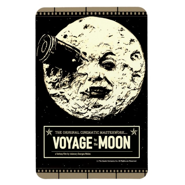 *VOYAGE zum MOON* Flexible Magnet (Vertikal)