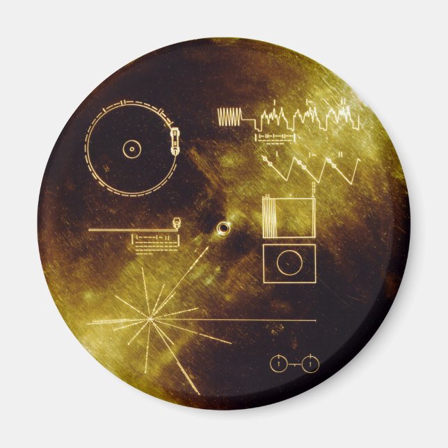 Voyager 1 & 2 magnet (Vorne)