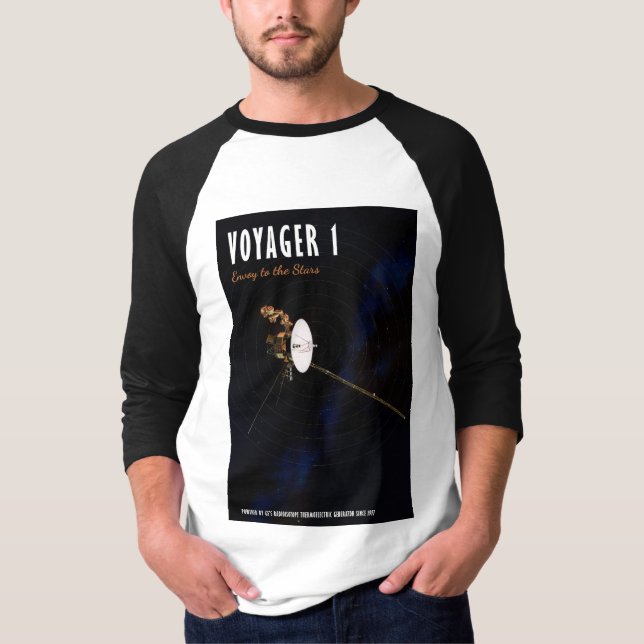 Voyager 1 - Gesandter für die Sterne T-Shirt (Vorderseite)