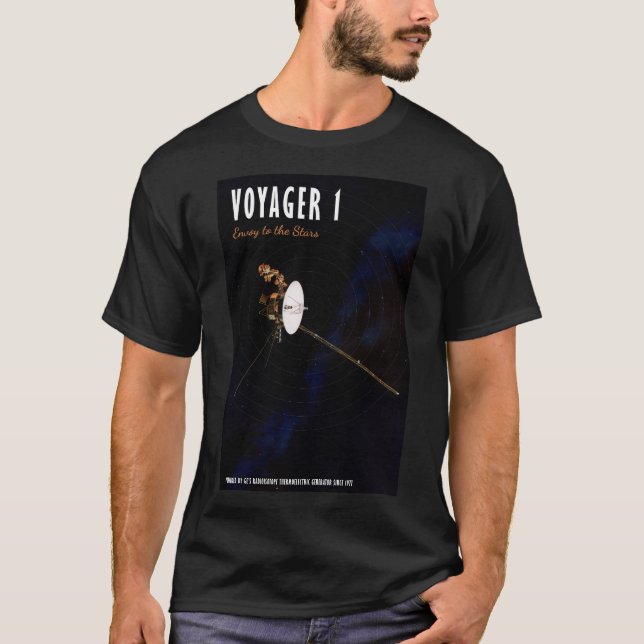 Voyager 1 - Gesandter für die Sterne T-Shirt (Vorderseite)