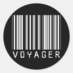 Voyager-Bar Runder Aufkleber