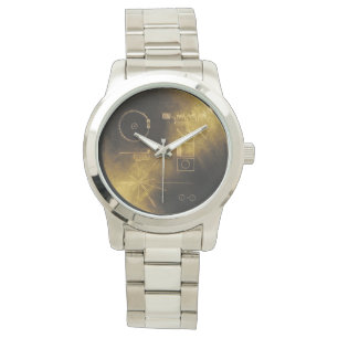 Voyager Golden Message Armbanduhr