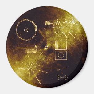 Voyager Golden Record Magnet