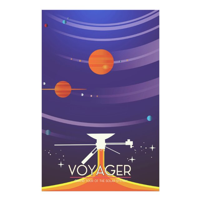Voyager Grand Tour Science poster (Vorne)