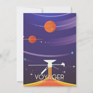 Voyager Grand Tour Science poster Einladung