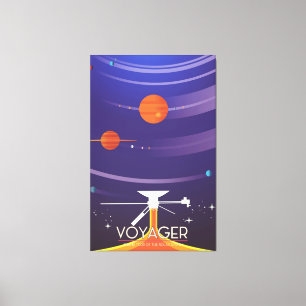 Voyager Grand Tour Wissenschafts Poster Leinwanddruck