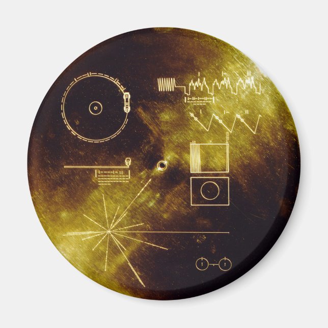 Voyager-Meldung Magnet (Vorne)