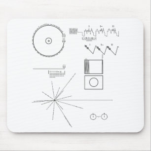 Voyager-Mitteilung Mousepad