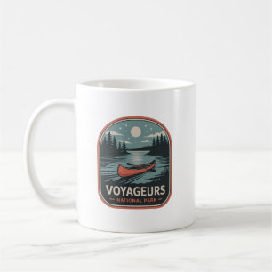 Voyageurs National Park Kanu-Abzeichen Kaffeetasse
