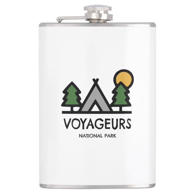 Voyageurs Nationalpark Flachmann (Vorderseite)