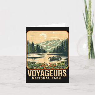 Voyageurs Nationalpark Minnesota Natur Wandern Karte