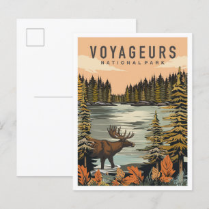 Voyageurs Nationalpark Minnesota Postkarte