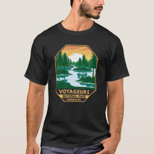Voyageurs Nationalpark Minnesota Sonnenuntergang E T-Shirt