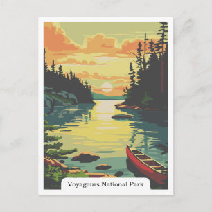 Voyageurs-Nationalpark, Minnesota USA Postkarte