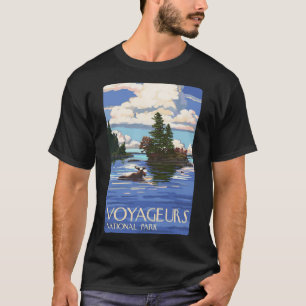 Voyageurs Nationalpark Minnesota, USA Travel Deca T-Shirt