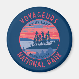 Voyageurs Nationalpark Rainy Lake Art erschüttert Magnet