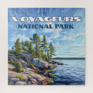 Voyageurs Nationalpark Rainy Lake Minnesota Puzzle