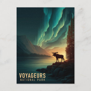 Voyageurs Nationalpark Vintag Postkarte
