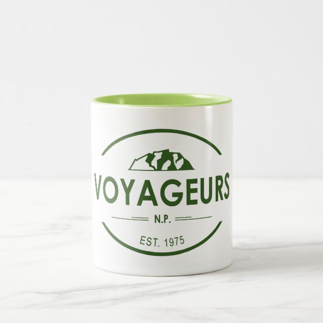 Voyageurs Nationalpark Zweifarbige Tasse (Mittel)