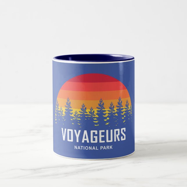 Voyageurs Nationalpark Zweifarbige Tasse (Mittel)