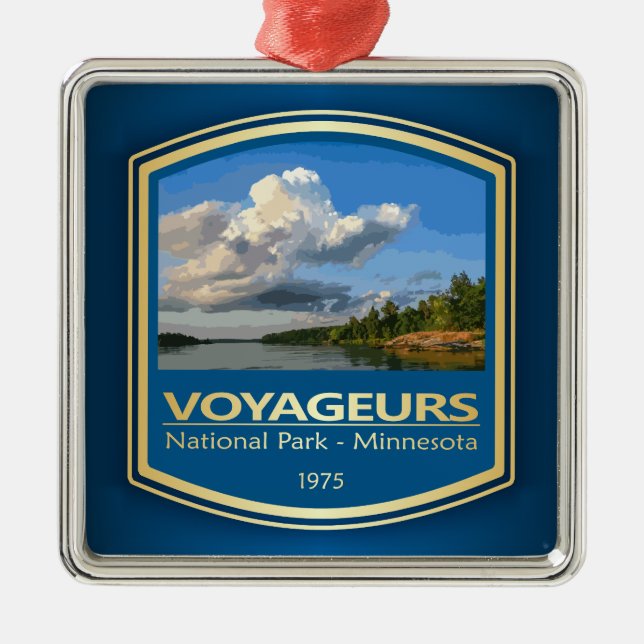 Voyageurs NP (PF1) Ornament Aus Metall (Vorne)