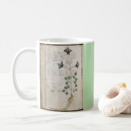 Voynich-Manuskriptseiten Botanischer alter Codex Kaffeetasse