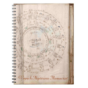 Voynich mysteriöses Manuskript Notizblock