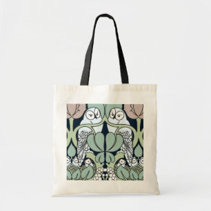 Voysey Art Nouveau Eulennest-Muster-Tasche Tragetasche