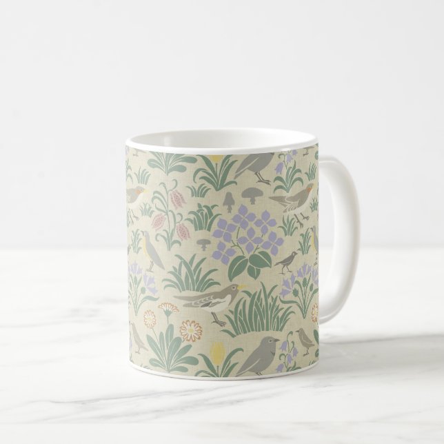 Voysey's Garden Coffee Tasse (VorderseiteRechts)