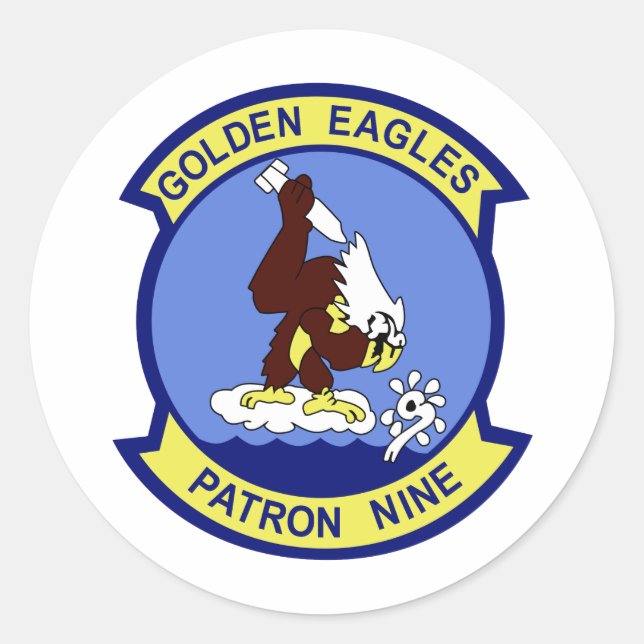 VP-9 RUNDER AUFKLEBER (Vorderseite)