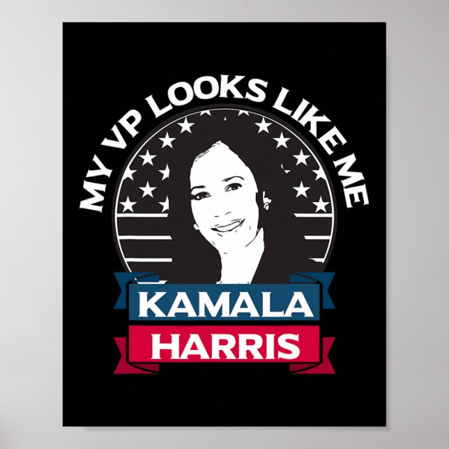 Vp sieht aus wie ich Kamala Harris erste stellvert Poster (Vorne)