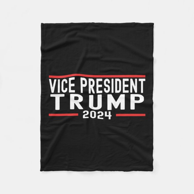 Vp Trump Funny Biden Wahl Vp Trump 2024 1 Fleecedecke (Vorderseite)