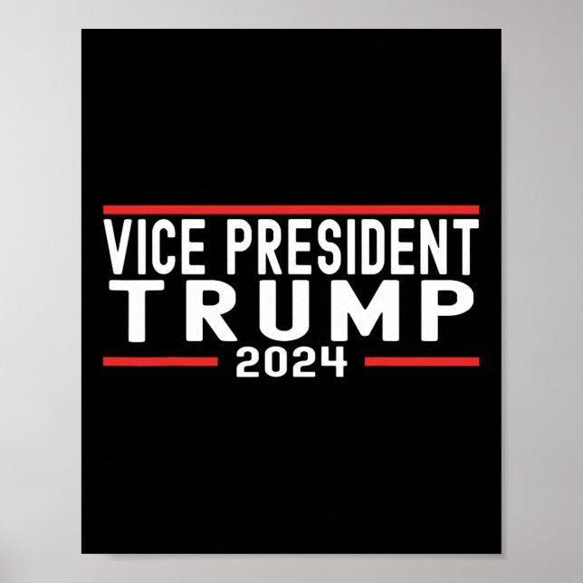 Vp Trump Funny Biden Wahl Vp Trump 2024 1 Poster (Vorne)