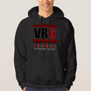 VR6 Motor Tuning Golf Car Zylinder Zündordnung Hoodie