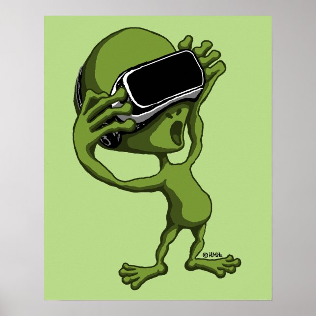 VR ALIEN POSTER (Vorne)