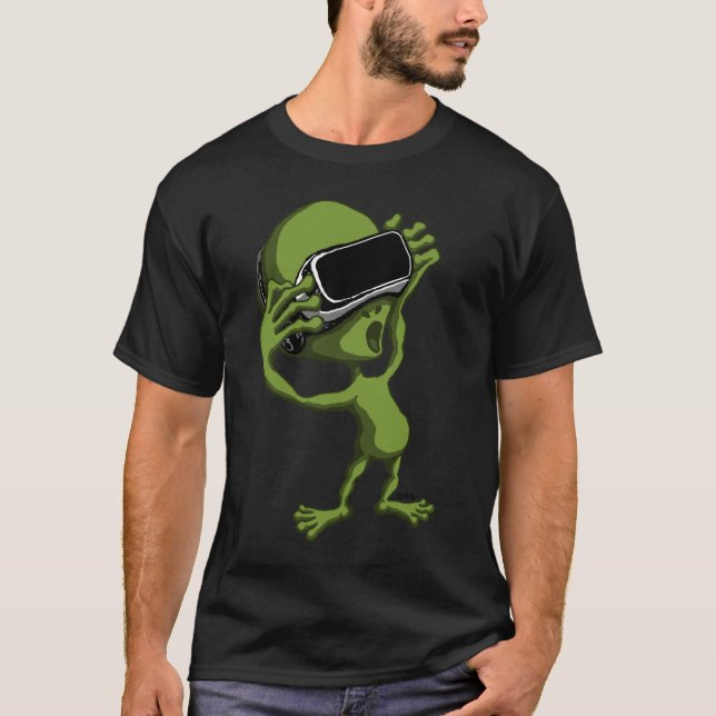 VR alien T-Shirt (Vorderseite)
