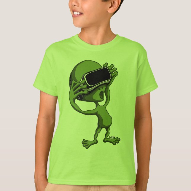 VR alien T-Shirt (Vorderseite)