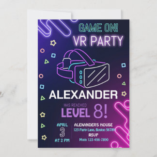 VR Einladung zum Geburtstag Virtual Reality Einlad
