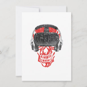 Vr Gamer Headset Video Game Skull - Virtuelle Real Einladung